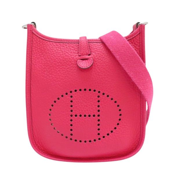 HERMES Pink MiNi Evelyn 台中廣三SOGO店