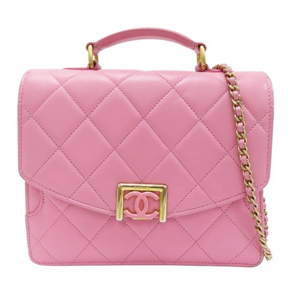 CHANEL Top Handle Flap 2way Bag 台中廣三SOGO店